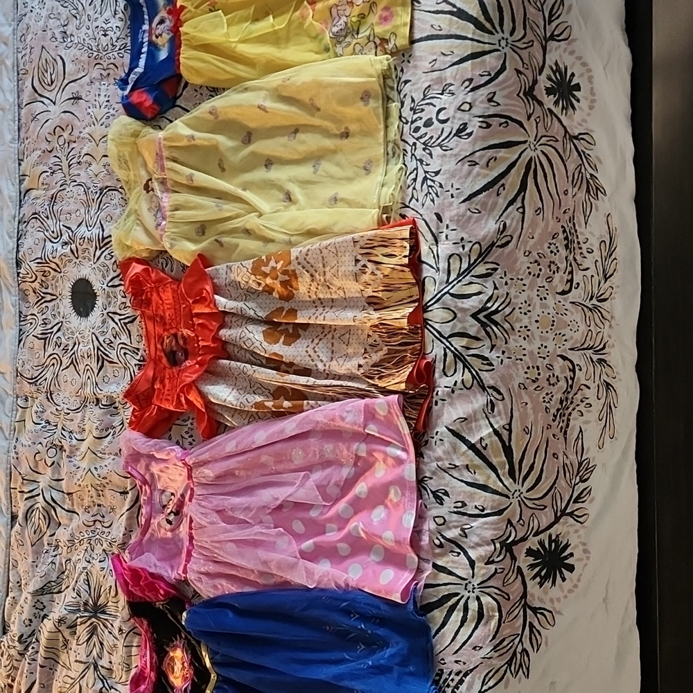 5 2t Disney Princess Nightgowns